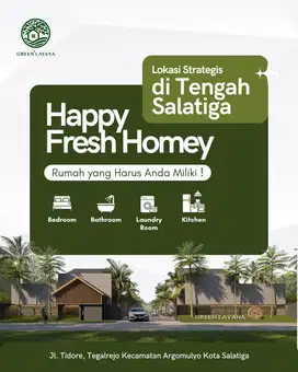 Rumah Bagus Happy Fresh Homey Strategis di Tengah Kota Salatiga