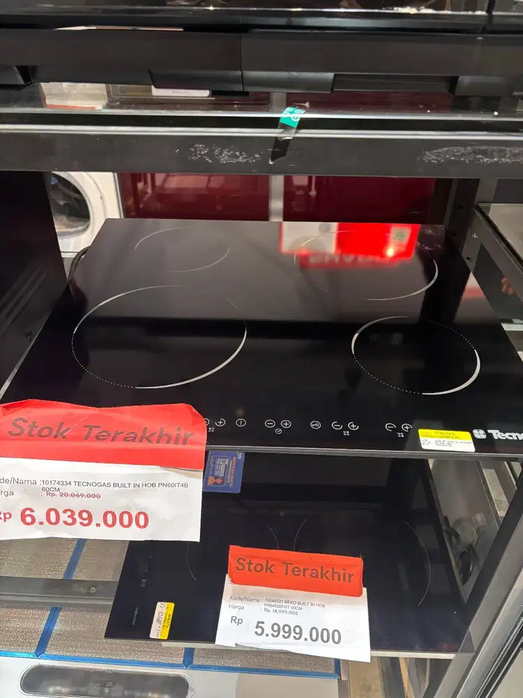 [CLEARANCE DISPLAY] TECNOGAS BUILT IN HOB PN60IT4B 60CM