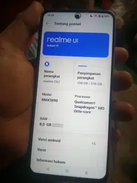 Realme c67 ram 8+4/256