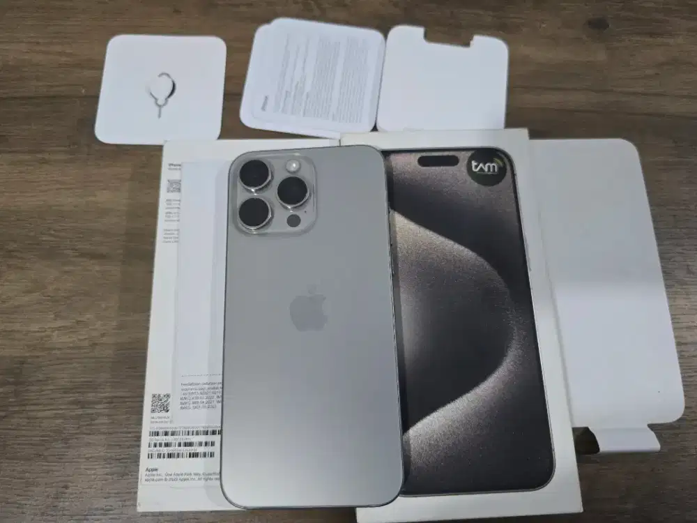 IPHONE 15 PROMAX 256GB RESMI IBOX MULUSS   FUL ORIGINAL