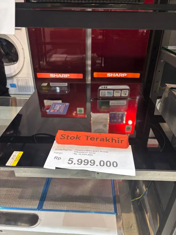 [CLEARANCE DISPLAY] BEKO BUILT IN HOB HII64500FHT 60CM