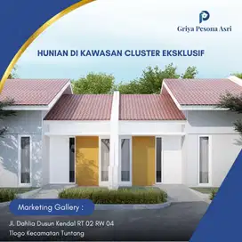 Rumah 1 Lantai di Kawasan Cluster Eksklusif  Tipe 30/72 di Tuntang