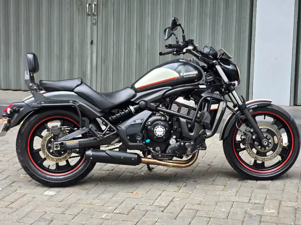 Moge Cruiser Kawasaki Vulcan 650 Th 2017/2018 Pmk Km14rb Modif Siap
