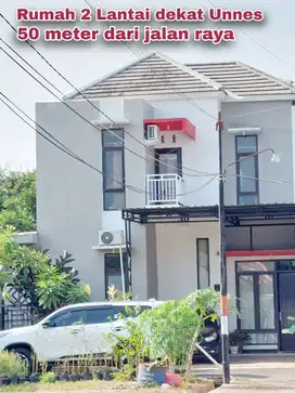 Rumah mangunsari gunungpati dekat Unnes hanya 50 meter dari jalan raya