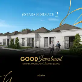 RUMAH AMERICAN CLASSIC 1 LANTAI SIAP HUNI LOKASI STRATEGIS