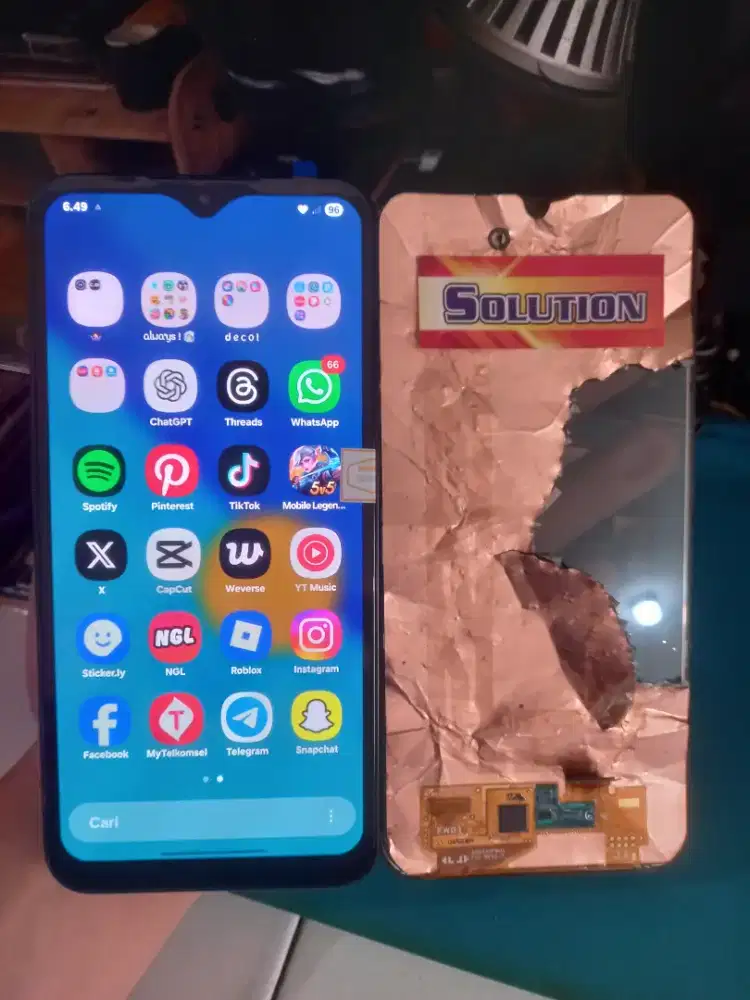 LCD TOUCHSCREEN SAMAUNG A15 5G ORI OLED + PASANG