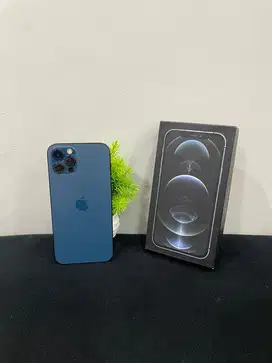 IPhone 12 Pro 128GB Pacific Blue mulus Fullset BH 91% 3Utool 98 Cukai
