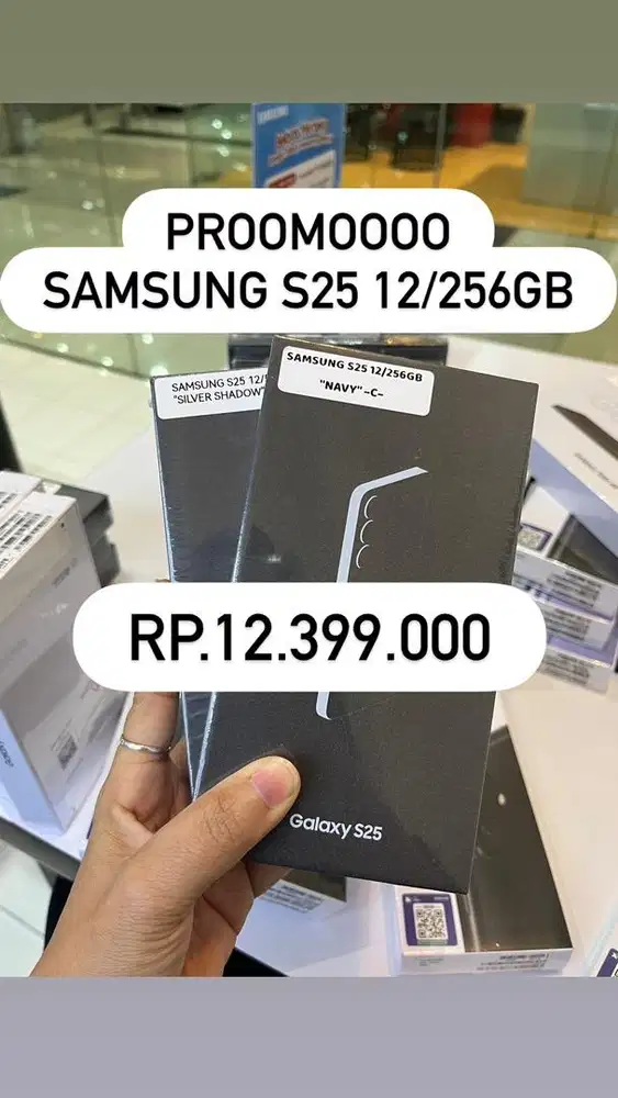 SAMSUNG S25 RAM 12/256GB GARANSI RESMI SAMSUNG SEIN 1 TAHUN