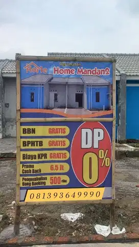 Rumah Subsidi DP 0% + Cashback 6,5jt Sukoharjo