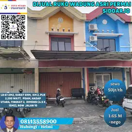 Dijual Ruko Wadung Asri Permai Sidoarjo