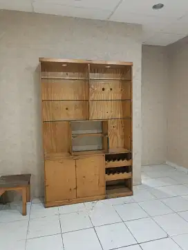 Rak Serbaguna Jati Belanda Tinggi 222cm Lebar 146cm Tebal 32cm