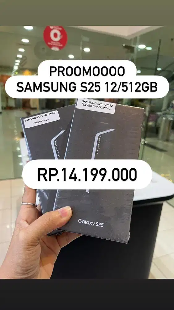 SAMSUNG S25 RAM 12/512GB GARANSI RESMI SAMSUNG SEIN 1 TAHUN