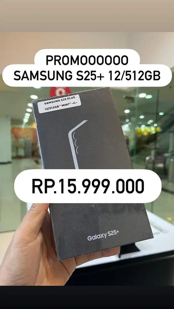 SAMSUNG S25 plus RAM 12/512GB GARANSI RESMI SAMSUNG SEIN 1 TAHUN