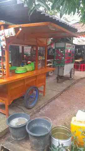 Jual gerobak tenan pecel ayam lele
