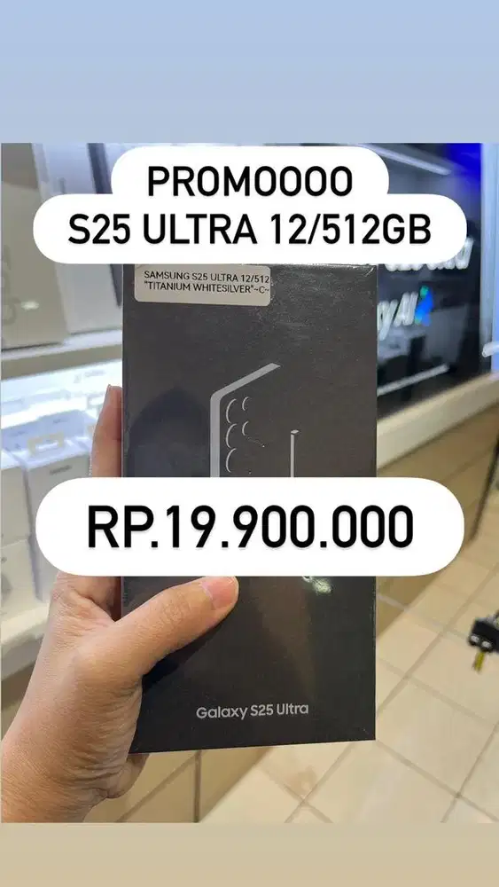 SAMSUNG S25 ULTRA RAM 12/512GB GARANSI RESMI SAMSUNG SEIN 1 TAHUN