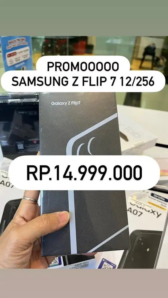 SAMSUNG Z FLIP 7 RAM 12/256GB GARANSI RESMI SAMSUNG SEIN 1 TAHUN