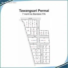 7 Menit Bandara YIA Jogja, Tanah Pengasiih SHM Siap Akad