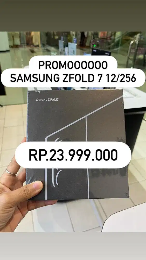 SAMSUNG Z FOLD 7 RAM 12/256GB GARANSI RESMI SAMSUNG SEIN 1 TAHUN