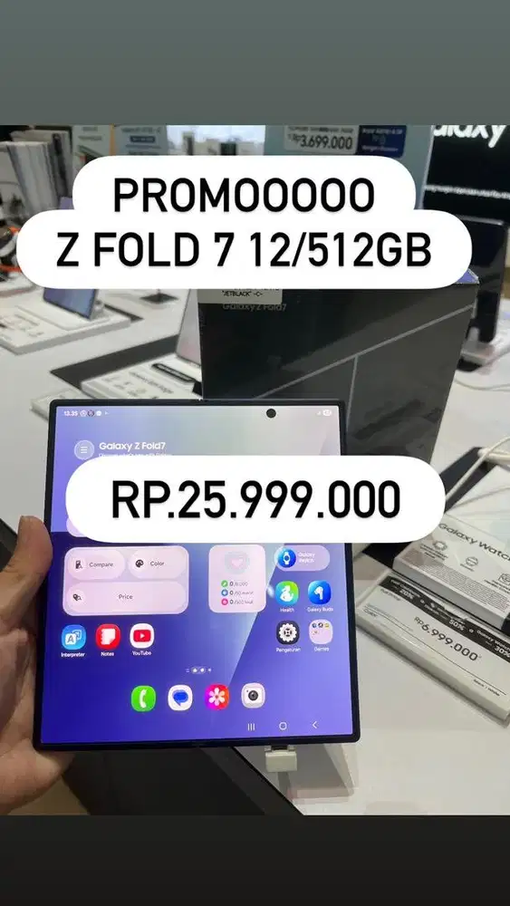 SAMSUNG Z FOLD 7 RAM 12/512GB GARANSI RESMI SAMSUNG SEIN 1 TAHUN