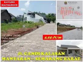 Tanah Siap Bangun, Cluster Jl.Candi Kalasan Pasadena Manyaran Semarang