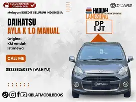 DAIHATSU AYLA X 1.0 MANUAL KM 19RB RECORD