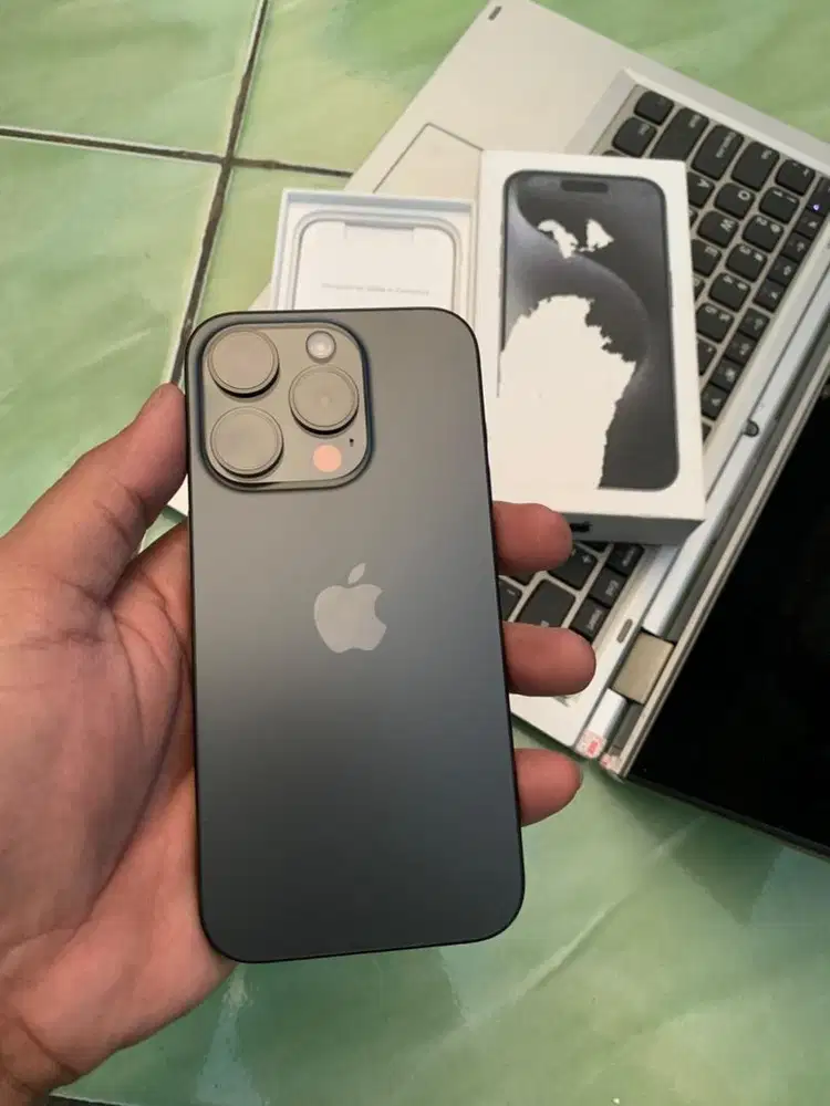 iPhone 15 PRO 256GB iBox Second Fullset Original Mulus