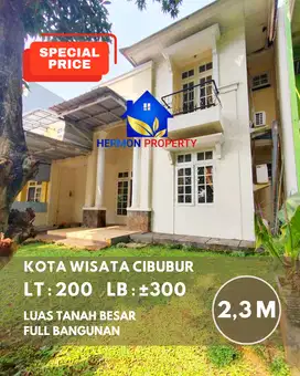 SEGERA Miliki Hunian Cantik di Kota Wisata Cibubur , Luas Tanah Besar