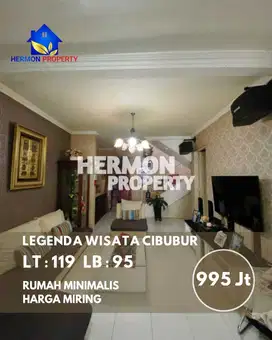 Legenda Wisata Rumah 2 Lantai , Harga Murah , Nego Sampai DEAL
