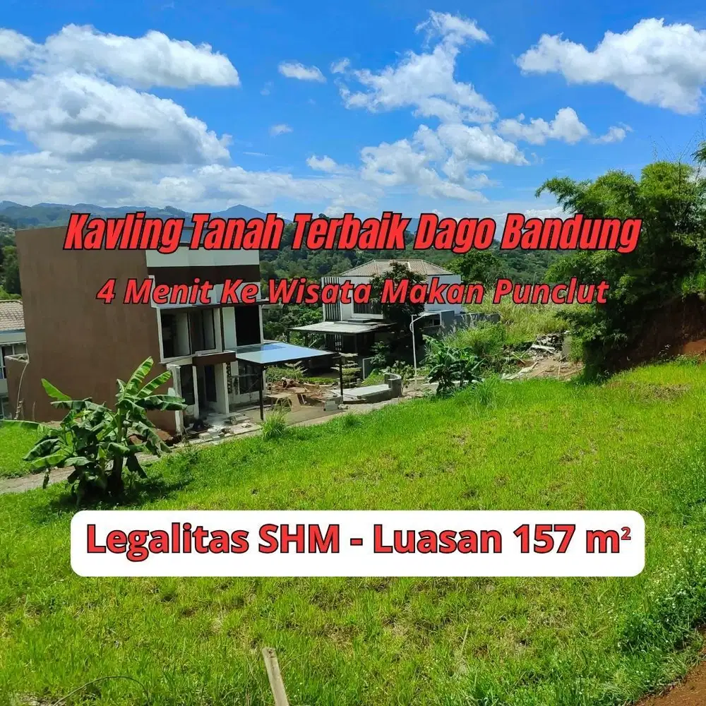 Jual TANAH kavling Siap Bangun harga MURAH STRATEGIS di Dago Bandung