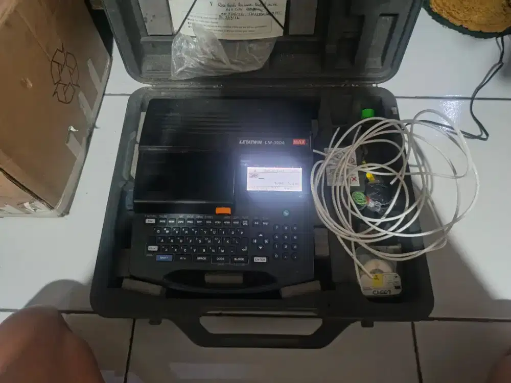 Mesin printer kabel / labeling kabel