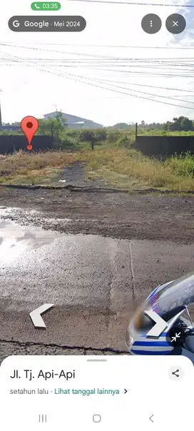 ± 4 Ha TAA Gasing Tanah Pabrik gudang Murah palembang Tanjung api