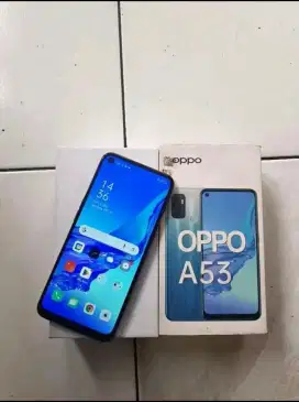 Oppo a53 no minus ram 4+3/64 fullset lecet pemakaian aja