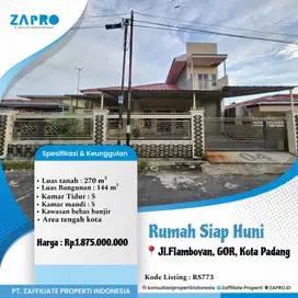 Jual rumah siap huni di gor padang