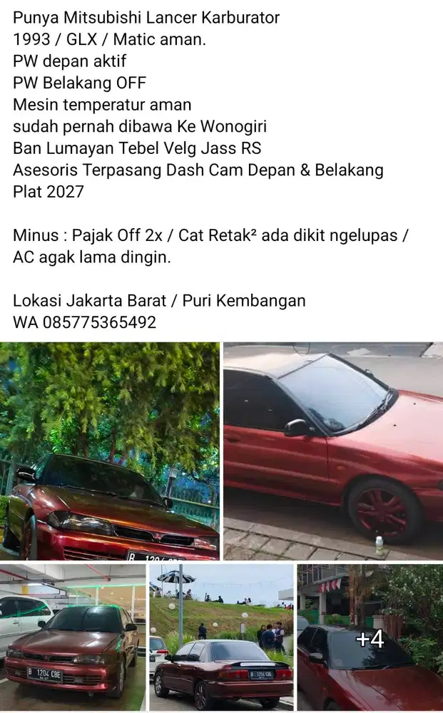 Lancer Matic GLX 1993