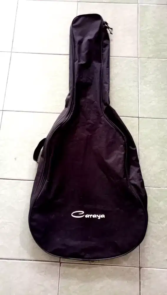 Tas sarung gitar akustik jumbo model jinjing gigbag softcase guitar