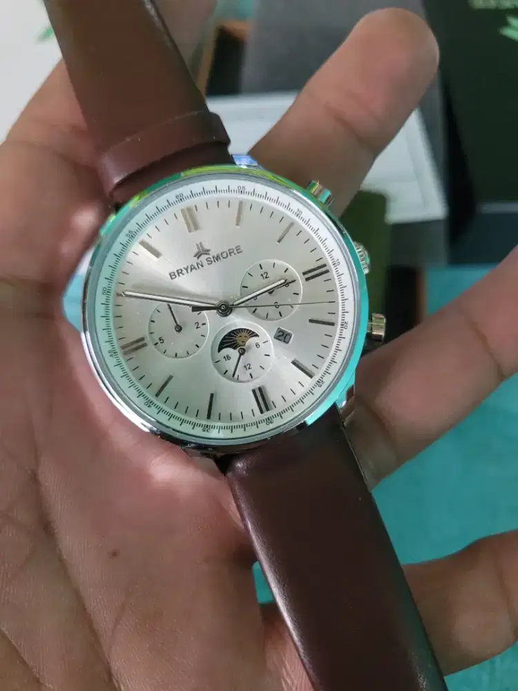 Brian smort original chrono aktif uk 44mm keren elegant