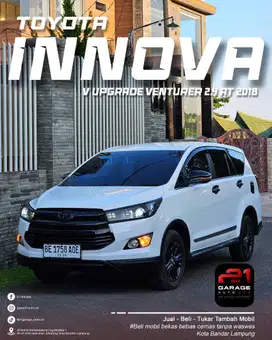 Toyota Kijang Innova 2018 V Upgred Venturer diesel 2.4 metik istimewa