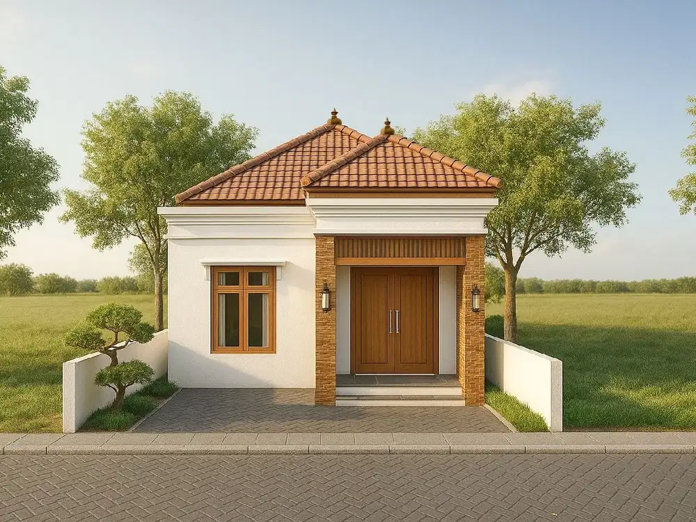 Jl. Jejeran Bantul, Dijual Rumah Jogja SHM Bali Style Type 50