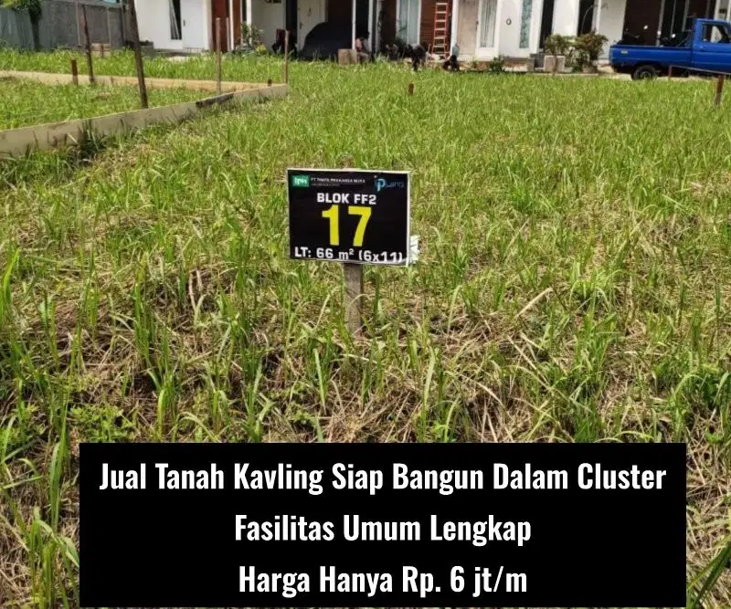 JUAL TANAH KAVLING SIAP BANGUN DI CIBUBUR TIMUR