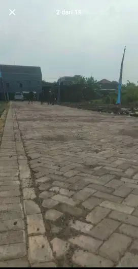 Tanah pekarangan siap bangun Wonoayu SHM split langsung AJB balik nama