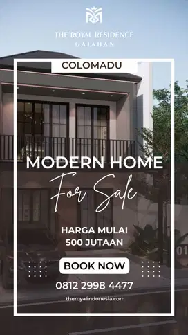 MODERN HOME FOR SALE DI COLOMADU