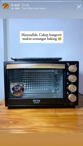 JUAL OVEN MITO 28Ltr. Dijamin muluss