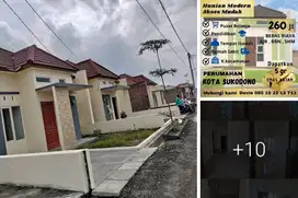Rumah baru siap huni bisa kredit inhouse Sukodono