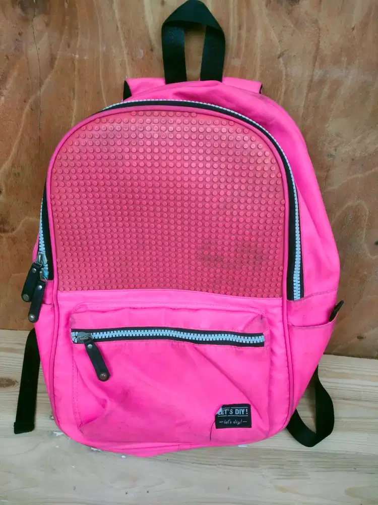 Tas Pink Lego Tas Sekolah Anak Import