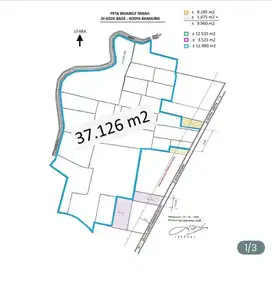 Dijual Tanah Super Strategis di Jantung Gedebage Bandung