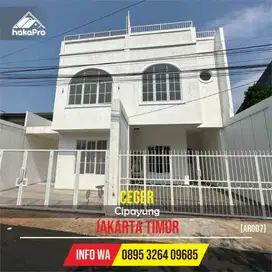 Rumah Dijual 2 Lantai + Rooptop Di Ceger, Cipayung, Jakarta Timur Dekat Gerbang Tol [AR007]