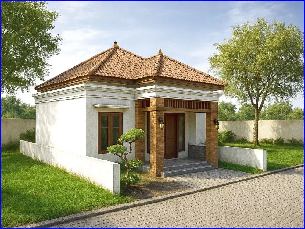 Kasihan Bantul, Jual Rumah Bali Style Type 50 Sertifikat SHM