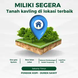 Jual Tanah Kavling SIAP BANGUN Di Pondok Kopi Duren Sawit Jakarta Timur Jaktim
