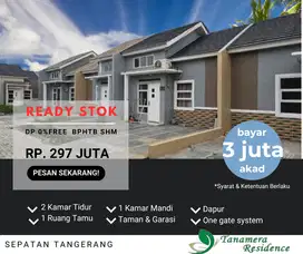 Rumah murah sepatan bayar 3 juta akad siap huni tanamera residence
