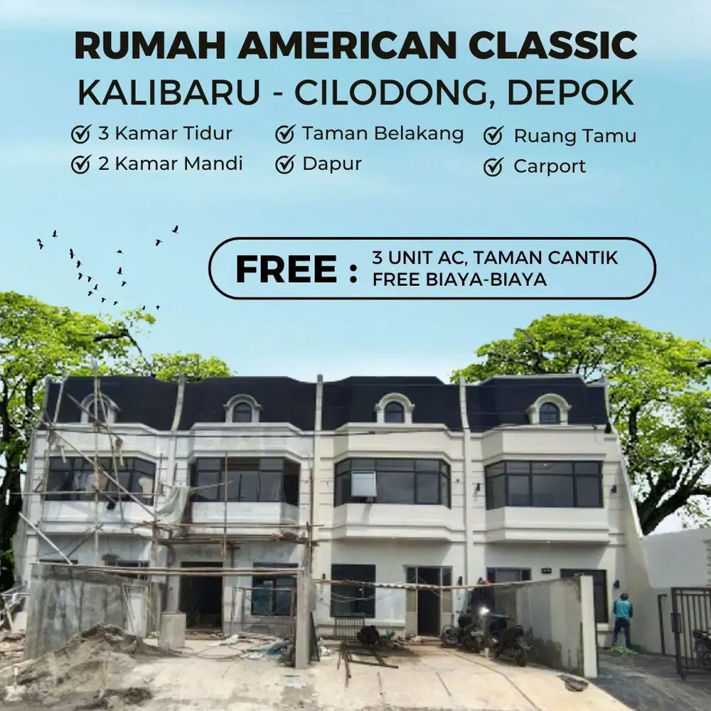 Dijual Rumah Siap Huni [AKSES 2 MOBIL] Di Kalibaru Cilodong Depok Dekat Grand Depok City [AR139]